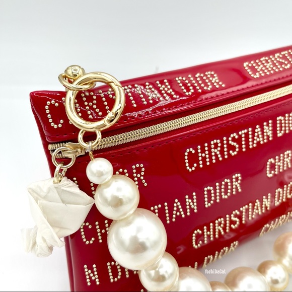 🆕 Dior Beauty Cosmetic Case to Crossbody Bag Purse, Lunar NY, Red, New Handbag - Picture 2 of 10